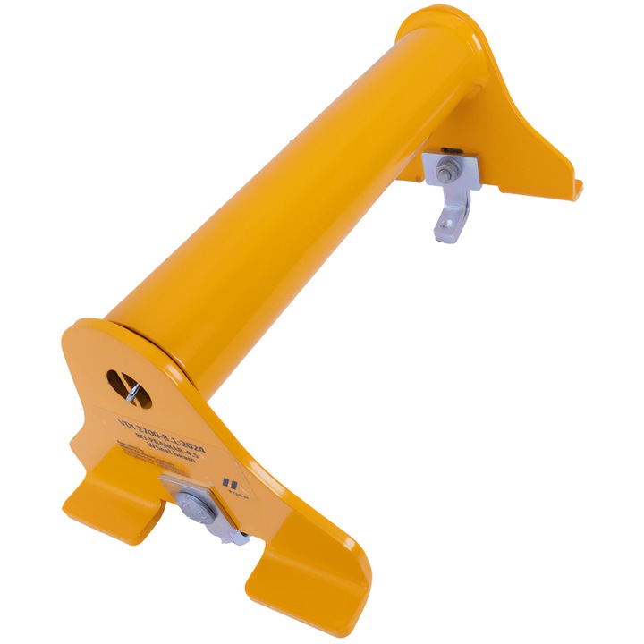 Blocator de roti pentru remorca, Unitrailer, Radstopper, Reglabil, Universal, Galben, 275-425 mm