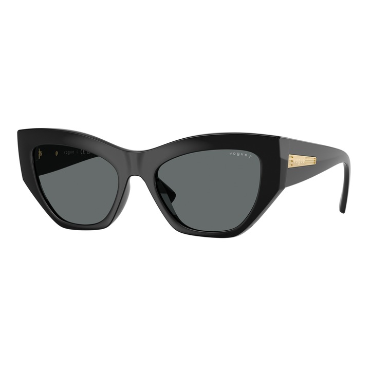 Női napszemüveg Vogue VO5607-S W44/81, műanyag, fekete, 53 mm