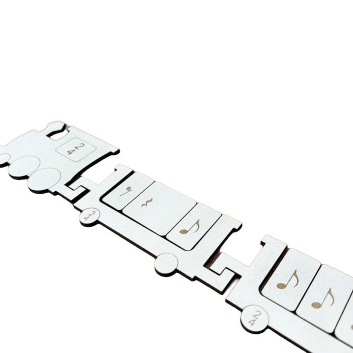 Joc educativ, Colorado, Trenulet, Alb, 3+