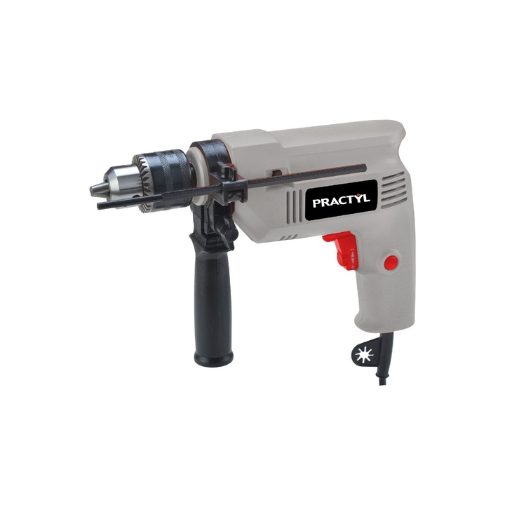 Бормашина и винтоверт Practyl, 500 W, Затягане с ключ - eMAG.bg