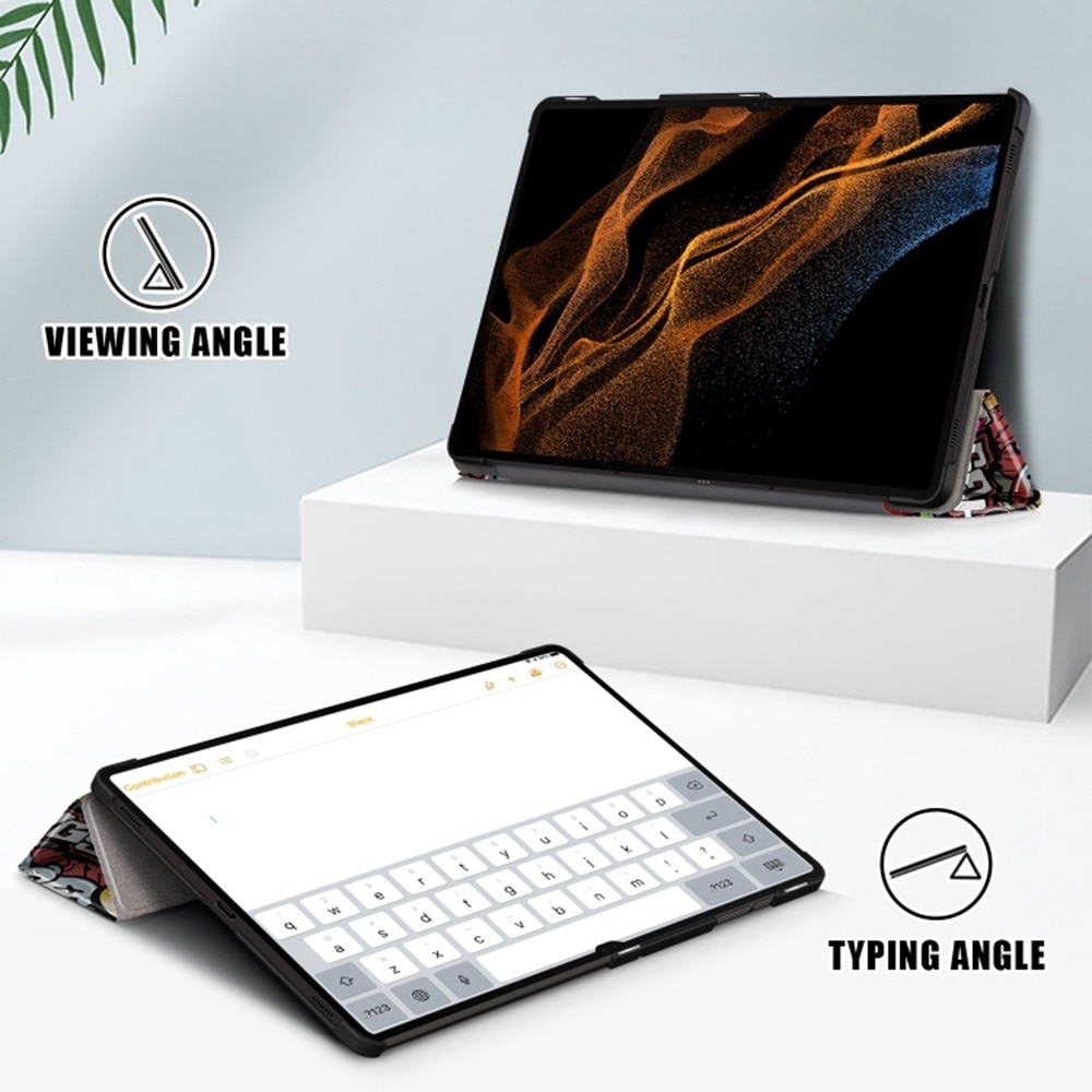 Husa tableta, Smartphosis, Pentru Samsung Galaxy Tab S9 Ultra, Multicolor