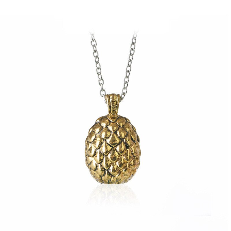 Pandantiv Medalion Lantisor Game Of Thrones Dragon Egg