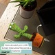 Cactus Dansator Macvi® Interactiv Jucarie Amuzanta si Educativa, cu 120 de Melodii, Imitare Sunete si Efecte Luminoase