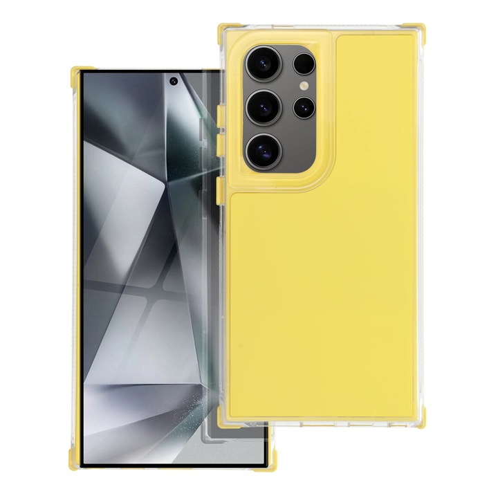 Калъф megaMOBILE® Matrix за Xiaomi Redmi Note 13 Pro 4G / Poco M6 Pro 4G, жълт