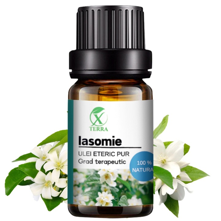 Ulei esential de Iasomie, Jasminum officinale, 100% natural si pur, 10 ml, XTERRA