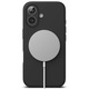 Husa pentru iPhone 15 Plus, SKYDDAR INNOVATION, din Silicon Catifelat, SoftFlex Magsafe, Verde, set cu sticker