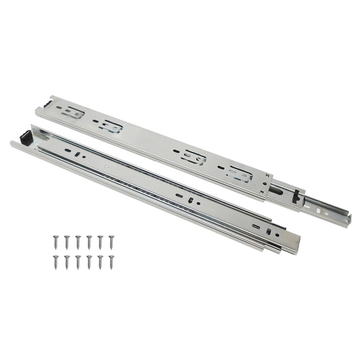 Sina glisare cu bile pentru sertar, Yalion, extensie totala, 45mm*450mm