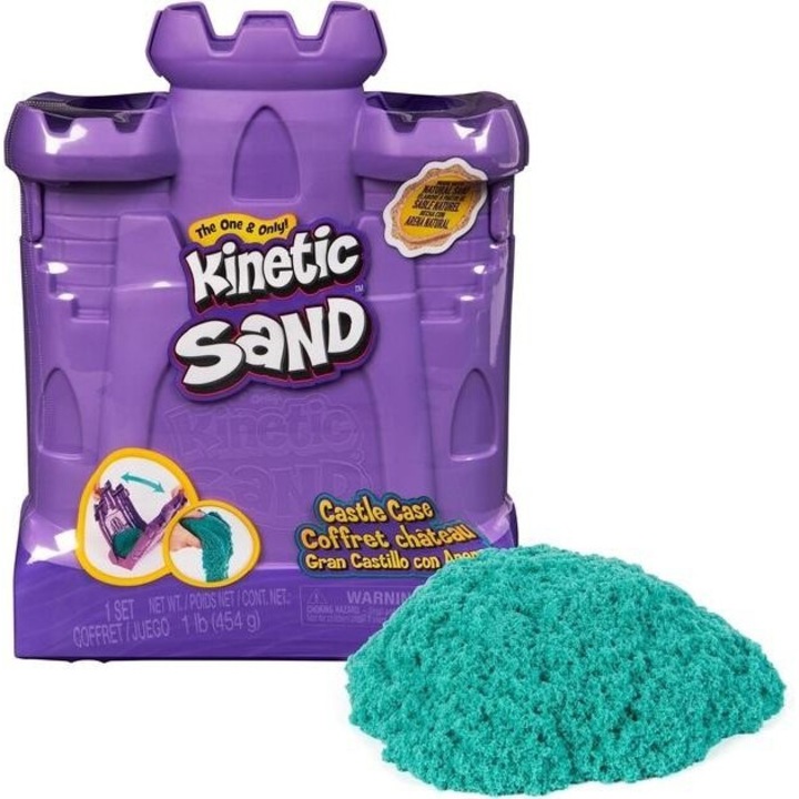 Nisip kinetic, Spin Master, 1 kg, 280x304mm, pentru copii 3+