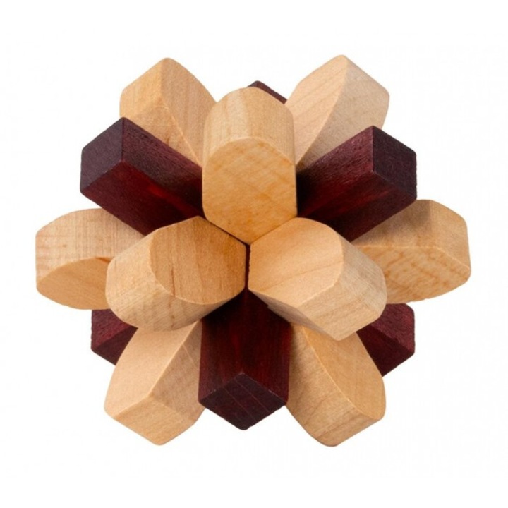 Interaktív puzzle, G3, 79x79mm, barna