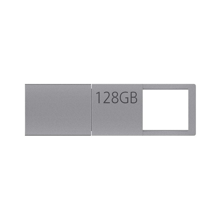 Memorie USB, Luka, 128 GB, Argintiu