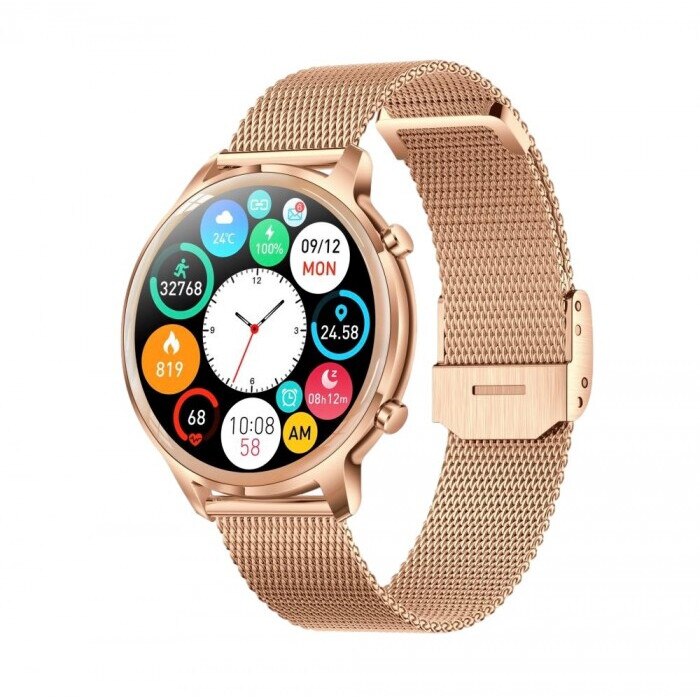 Smartwatch, Manta, otel, IP67, 255x280x9,8mm - eMAG.ro