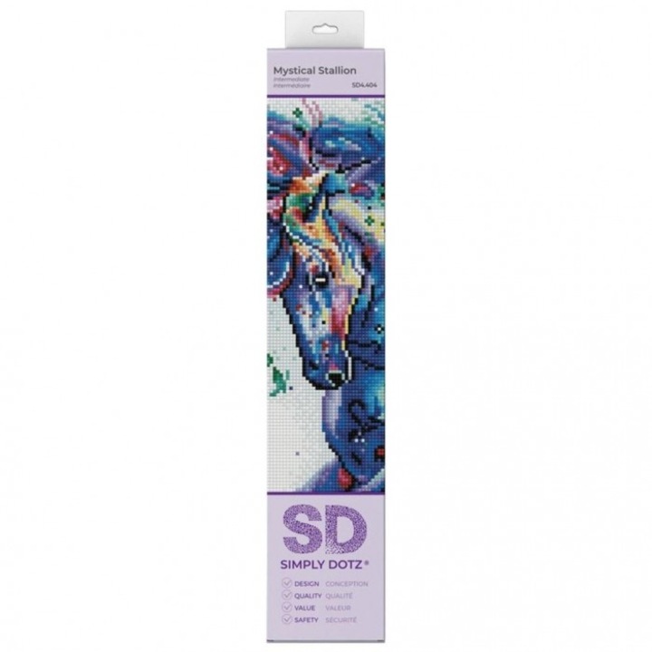 Set de artizanat Diamond Dotz, Mystical Stallion, multicolor