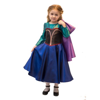 Rochita Ana, Corsa Shop, albastra cu pelerina mov Rochita Ana, Corsa Shop, albastra cu pelerina mov