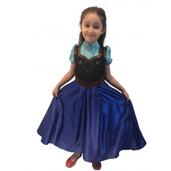 Rochita Ana bis cu pelerina, Corsa Shop, albastru