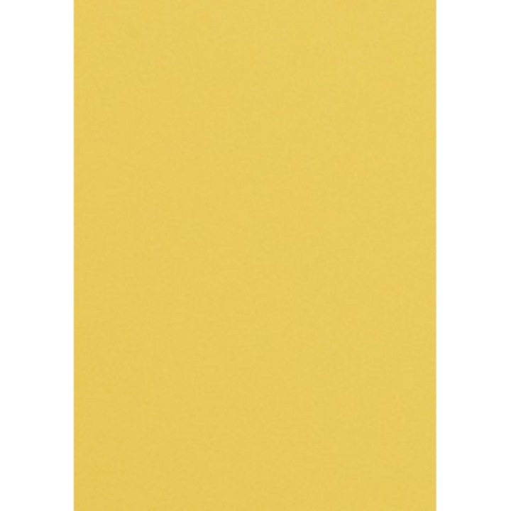 Dekoratív papírkészlet, Netuno, Malmero, sima, ökológiai, 300g, A4, 210x297mm, Sárga, 10 db