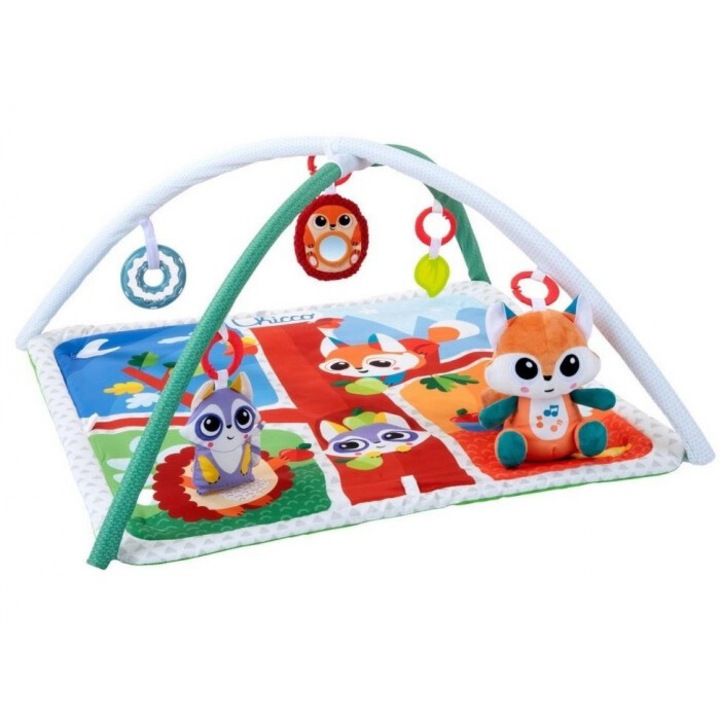 Covoras educational magic, Chicco, 135x90cm, multicolor, pentru bebelusi