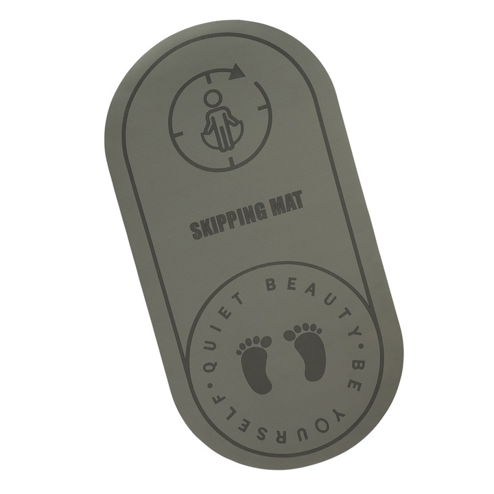 Saltea antrenament Luka, antiderapanta, gri, 125x61,5x0,6cm