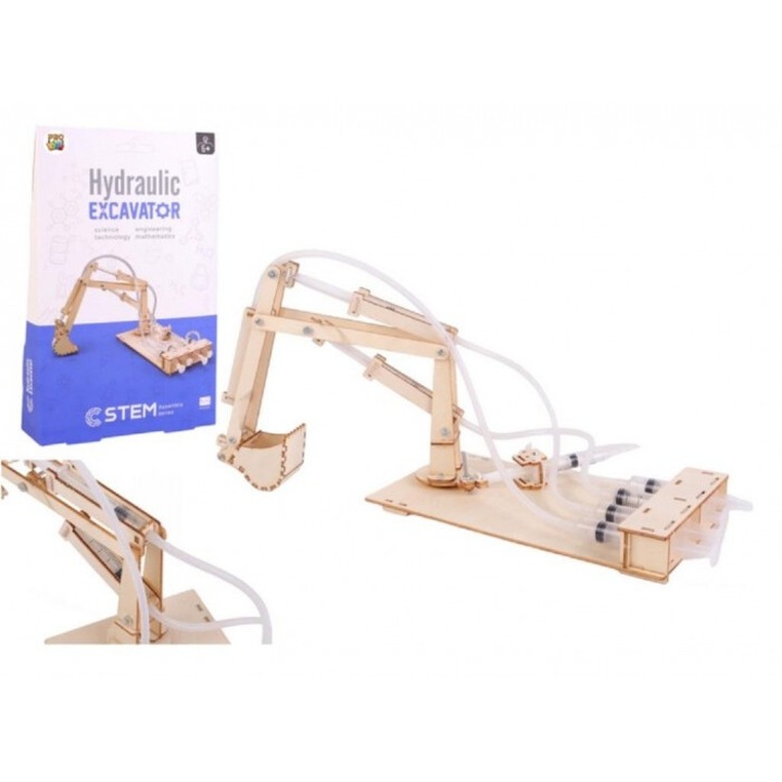 Set educational STEM, Pro Kids, model de excavator, 267x176mm, 6+ ani