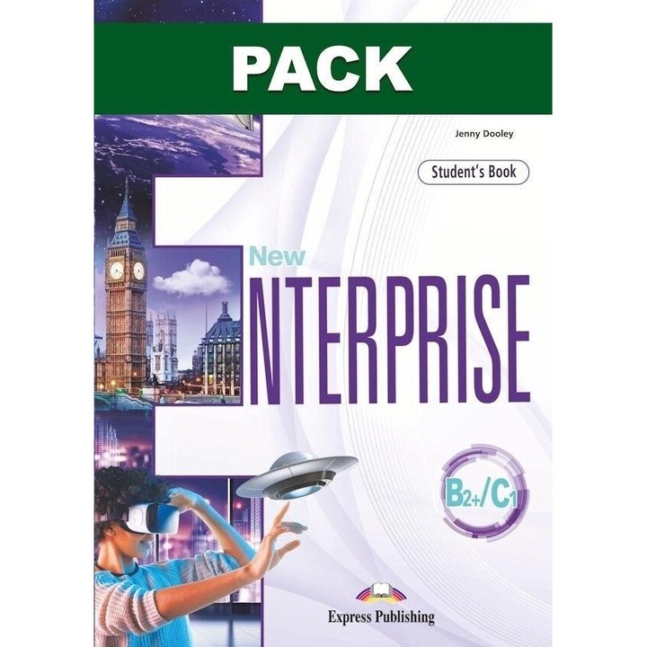 New Enterprise B2+/C1, Jenny Dooley, 2024, manual cu DigiBook, 299x222mm