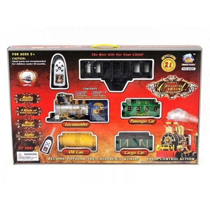 Trenulet de jucarie, Adar, 445x701 mm, 3 ani+