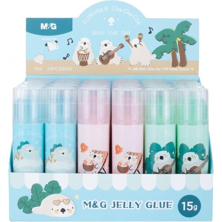 Lipici MG, 15g, set 24 buc, transparent