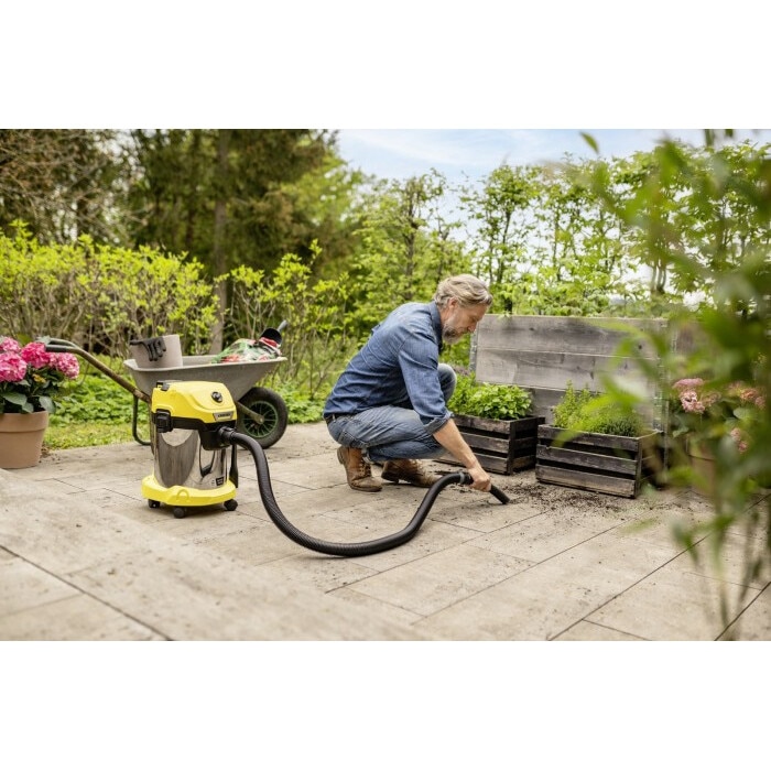 KARCHER WD 3-18 S V-17/20 Akku-Wasser- und Staubsauger – Stahl – 17 l – Gelb