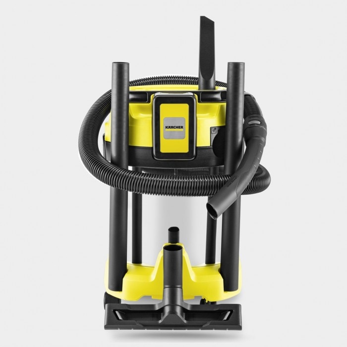 KARCHER WD 3-18 S V-17/20 Akku-Wasser- und Staubsauger – Stahl – 17 l – Gelb
