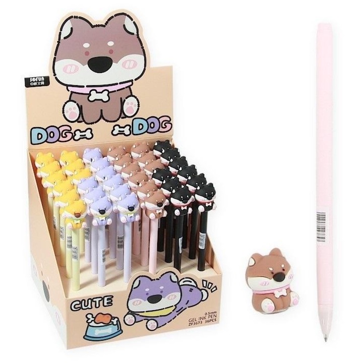 Kutyás tollak, Penword, 36 darabos készlet, kék