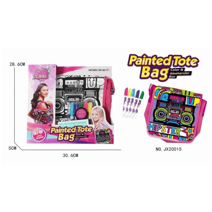 Set toreba de pictura MAKSIK, 306x286mm, pentru copii 6+