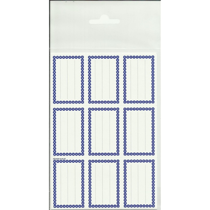 Pachet autocolante pentru caiet MB1, Polsyr, 2 bucati, 115x160mm