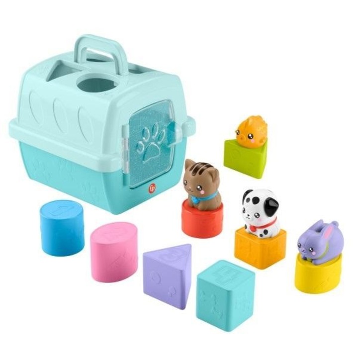 Set jucarie pentru dezvoltarea dexteritatii si a abilitatilor, Fisher-Price, 173x187mm, 6 luni +
