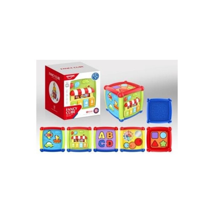 Set 11 cuburi interactive, W&K, 194x165mm, 18 luni +