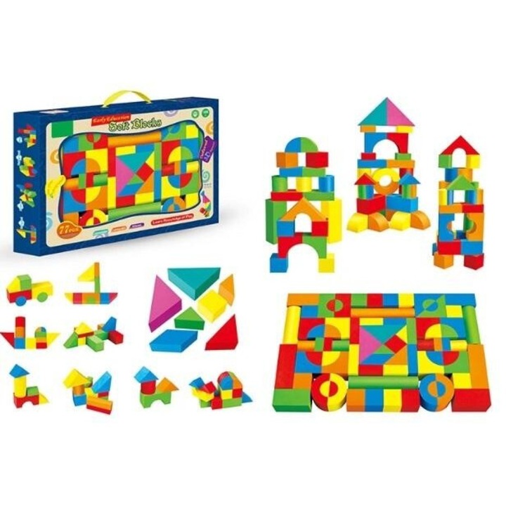 77 db-os építőelem szett, W&K, 293x447mm, 18 hónap +