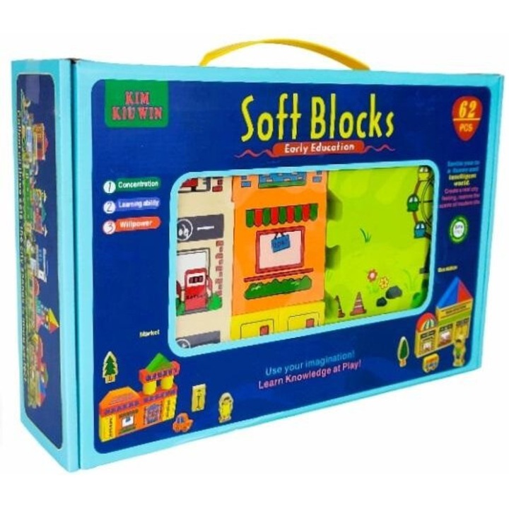 Конструктор 62 части, W&K, 223x335 мм, 3+ години, кутия