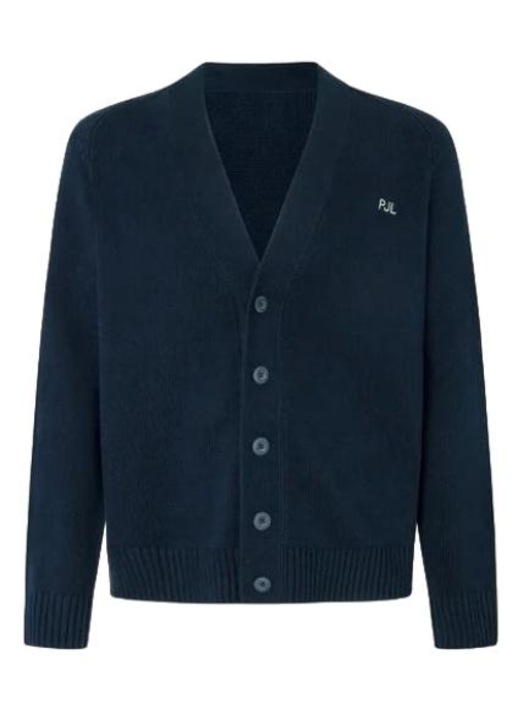 Férfi pulóver, Pepe Jeans PM702476 594, pamut/akril, sötétkék