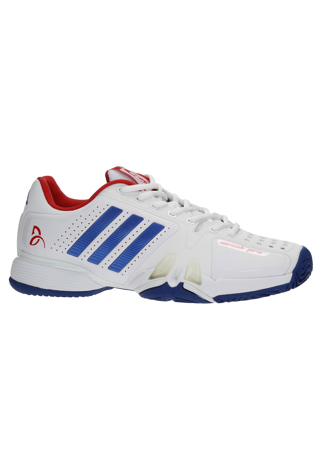 Pantofi tenis Adidas Novak Pro pentru barbati, White/Royal, 43