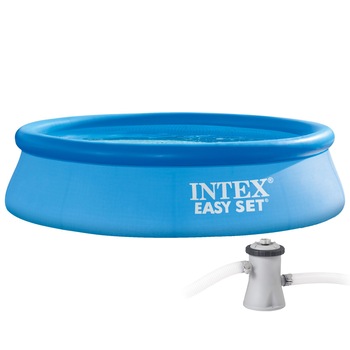 Piscina gonflabila Intex Easy Set®, Pompa inclusa 220V / 2000Litri, 3.66m x 76cm Piscina gonflabila Intex Easy Set®, Pompa inclusa 220V / 2000Litri, 3.66m x 76cm
