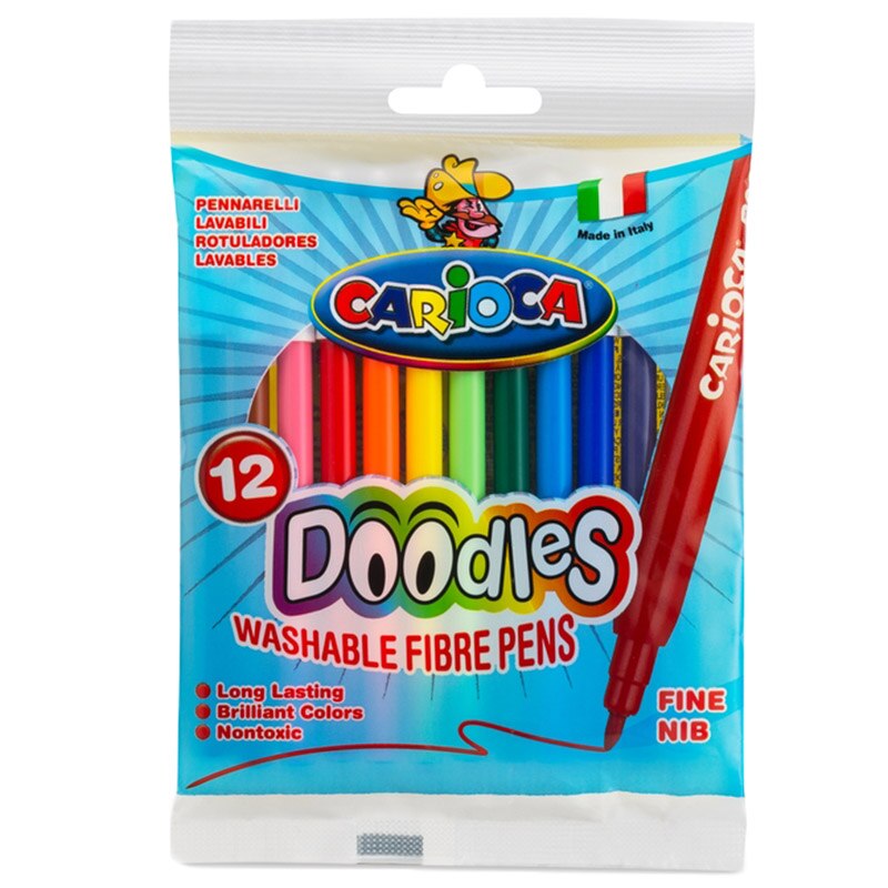Set Carioca Doodles, 12 buc/set