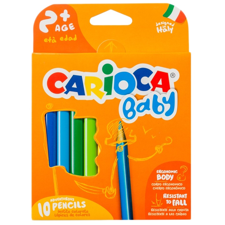 Комплект моливи color Baby 2+, 10 броя/комплект