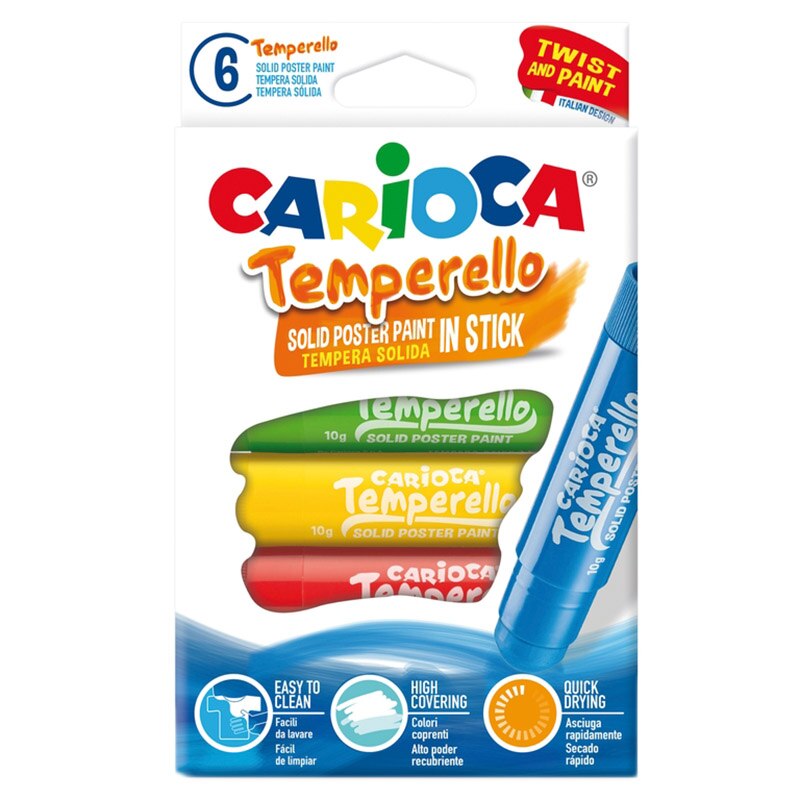Set Creion Tempera Temperello, 6 buc/set