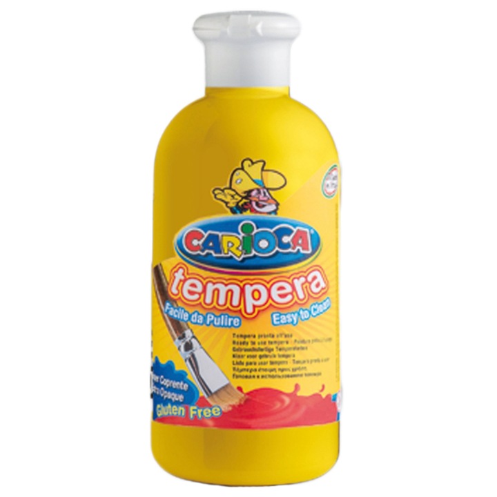 Acuarele tempera Carioca, 500 ml, galben