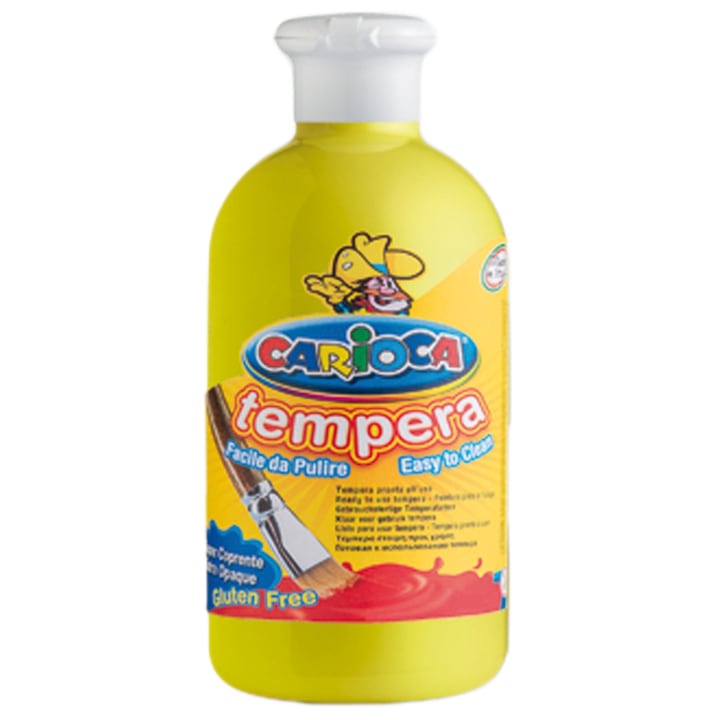 Acuarele tempera Carioca, 500 ml, galben pal