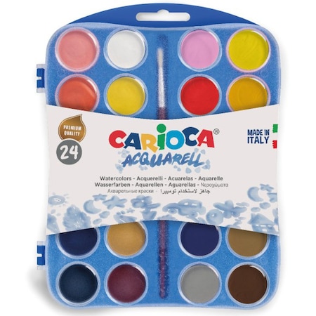 Set Acuarele Carioca, 24 buc/set