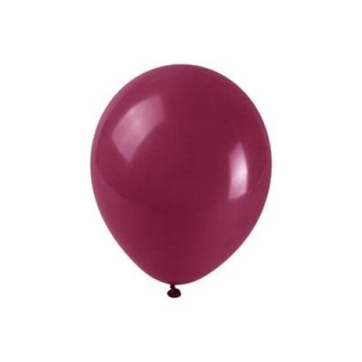 Комплект 100 пастелни бордо балона 25см Арпекс
