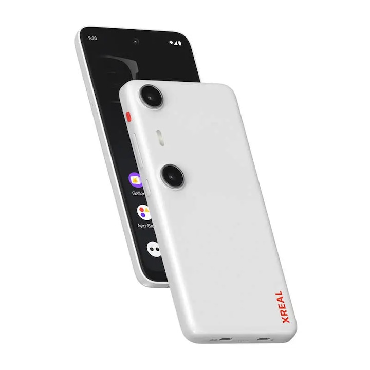 Adaptor XREAL Beam Pro pentru ochelari AR, 8GB + 256GB, Display LCD, 4300 mAh, IP54, WiFi, Alb