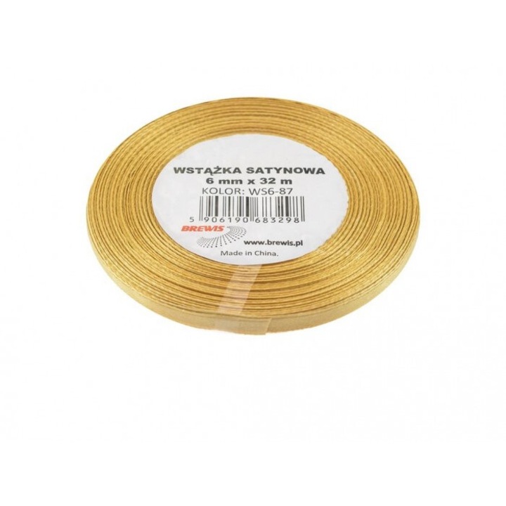 Fasie satinat aurie 6mmx32m set, BREWIS