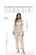 Pijama Dama Satin, SINBINTA, Design cu rever, Model cu nasturi si buzunar la piept, Usor de pus si scos, Bluza cu maneca lunga si pantaloni lungi, Aspect Elegant, Placuta la atingere, Casual, Respirabil, Poliester, Champagne Gold
