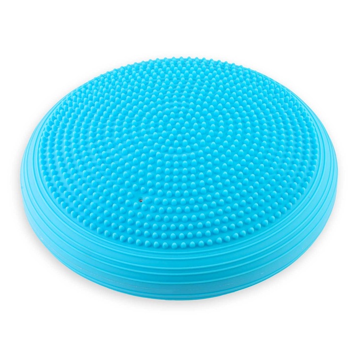 Disc de balans 33 cm Neo-Sport, material rezistent, pompa inclusa, albastru