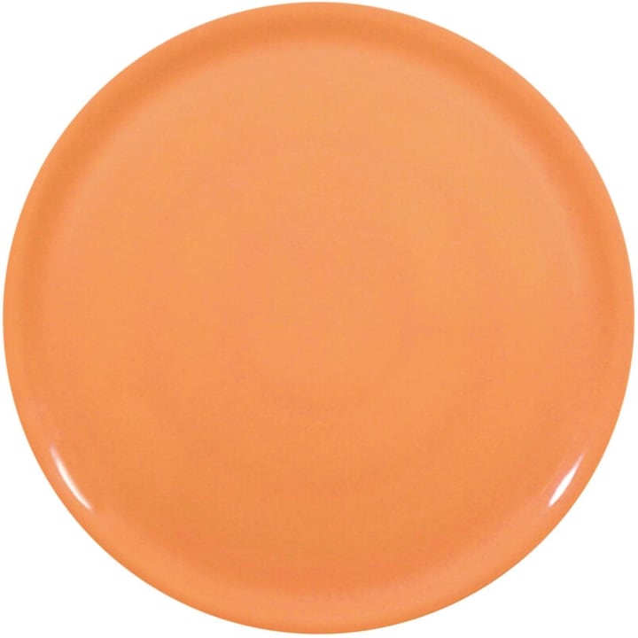Speciale porcelán pizzatányér, narancssárga, 31 cm átmérőjű - 6 darabos készlet