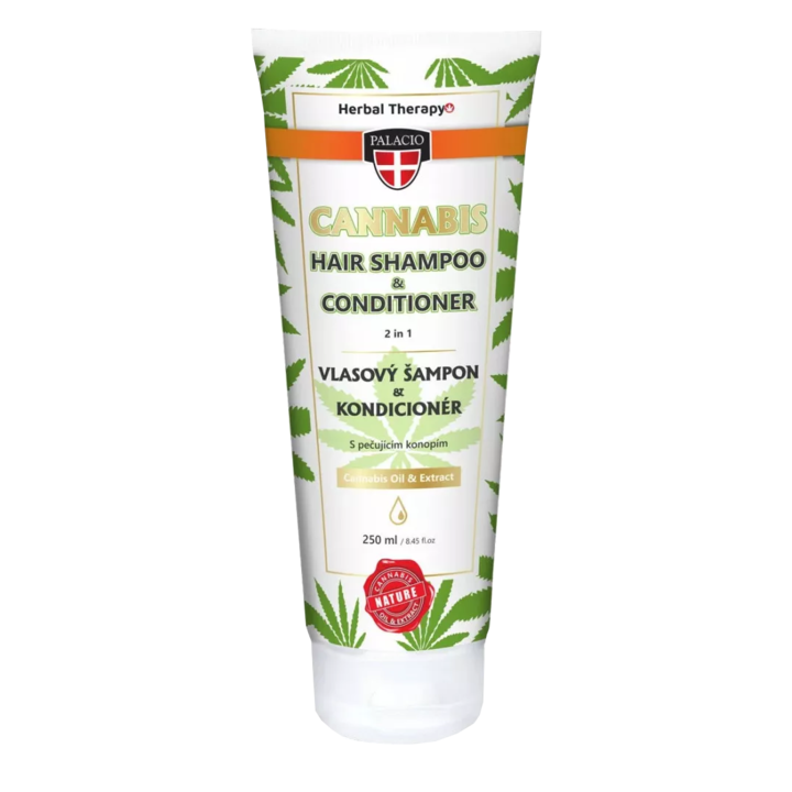 Sampon 2 in 1, Palacio, Sampon si Balsam cu Cannabis, 250 ml